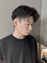 シエル バイ ケンジ 登戸 生田(CIEL by KENJE)&nbsp;無造作センターパートマッシュスパイキーショート秋冬ヘア