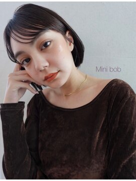 トリコ ショップアンドヘアサロン(tricot shop hair salon) 大人ぷつんとボブ/切りっぱなしボブ/シンプルボブ