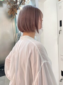 シェリ ヘアデザイン(CHERIE hair design) グレージュ×ぷつっとボブ◎