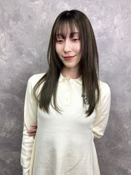 シオヘアーセカンド 西新2号店(Sio.hair 2nd) 巻いてもストレートでもかわいいセミロングレイヤー