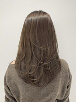 ムード(MOOD,)&nbsp;イメチェン/ピンクベージュ/アンブレラカラー/前髪/銀座駅