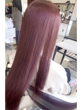 プログレス つくば店(PROGRESS by ヂェムクローバーヘアー) ブリーチなしのダブルカラー ピンク