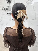 カペリベラ Capelli bella 枚方店 編みおろしアレンジ