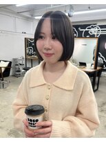 ソーソー(SoSo)&nbsp;丸みボブダークパープル
