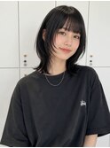 レイヤーボブ/くびれボブ/顔まわりレイヤー/小顔レイヤー