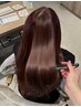 【彩名指名限定】ブリーチなしダブルカラー＋髪質改善トリートメント