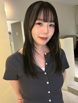 ユニバイリサ 天神大名店(uni by risa)&nbsp;デザインカラー レイヤーカット オリーブカラー ハイライト