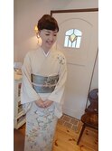 訪問着と袋帯の二重太鼓