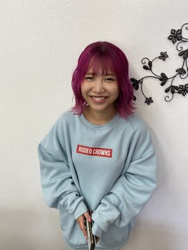 エヌフラップ(n-flap) ピンクグラデーション 派手派手