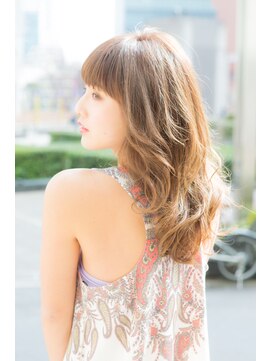 アッシュ ヘアーメイク 桐生(ash hair×make) ダブルカラーで小顔×エレガント大人可愛いパーマ