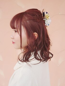 エンドレスウィズユー(ENDLESS WITH YOU) 卒業式ハーフアップ