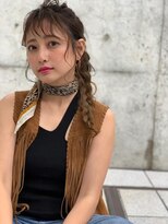 オースティン 門前仲町(AUSTIN)&nbsp;前髪かき上げイメチェンイヤリングカラーラベンダーカラーくびれ