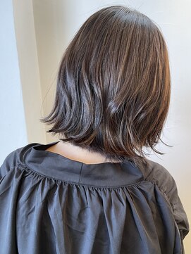 ピノリコ Hair&make pinorico アッシュミント◎外ハネボブ