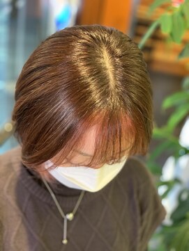 エディット アンド 緑地(Edit&) ショートボブ×フェイスフレーミング