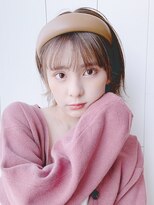 アイティーバイアルバム 松戸店(IT by ALBUM)&nbsp;外ハネショート_くびれヘアビタミンカラーメルティカラー_38554