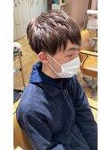 ブリーチ無しミルクティーカラー