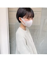 ミント(mint)&nbsp;マッシュショート/ショート/耳かけショート/グレージュ