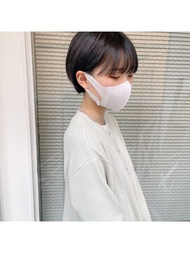 ミント(mint) マッシュショート/ショート/耳かけショート/グレージュ