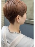 大人可愛い20代30代40代ひし形ベリーショートボブ丸みショート