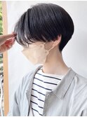 【morio 原宿】刈り上げハンサムマッシュショート 耳かけ