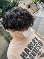 デコヘアーフラッペ(DECO HAIR frappe) 波巻きスパイラルパーマ・刈り上げマッシュ