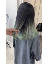 アライブ ハラジュク(ALIVE harajuku) グラデーションカラーブルーサファイアビビットカラーryota