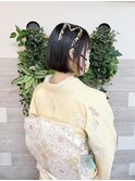 訪問着着付けとヘアセット【ヘアアレンジ/立川/立川南/浴衣】