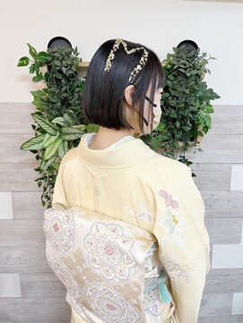 ロカット サロン(Roquat Salon) 訪問着着付けとヘアセット【ヘアアレンジ/立川/立川南/浴衣】