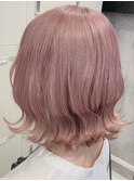 斜めバング/シルキーベージュ/ブラントカット[国分寺駅]