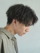 フィフス 渋谷(fifth)&nbsp;センターパート束感波巻きスパイラルパーマアップバングツイスパ