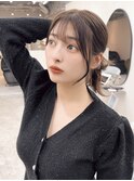 韓国風顔まわり×くびれヘア【新宿/髪質改善】おくれ毛.レイヤー