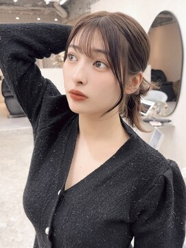 ラルムバイシー 新宿(LARME by Sea) 韓国風顔まわり×くびれヘア【新宿/髪質改善】おくれ毛.レイヤー
