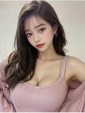 オリジンズヘアーセカンド 守谷店(Origins hair 2nd) ロングスタイル×アッシュ系ブラックカラー×BYKARTE TR