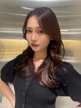 ロンドウル 熊本(Lond ulu) シアーカラーで魅力溢れる♪チョコブラウン×ワンカールレイヤー