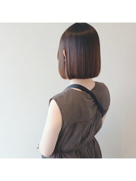 ヴァンカウンシル 伊那(VAN COUNCIL) サラサラボブ☆髪質改善ストレート