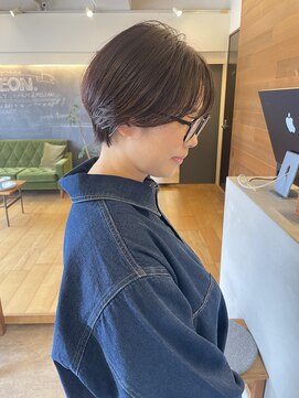 ヘア プロデュース キュオン(hair produce CUEON.) ショート×ラベンダーブラウン