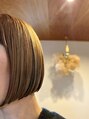 カルムヘアデザイン(Calme hair design) ボブは朝の支度がラクチンなので、オススメです♪