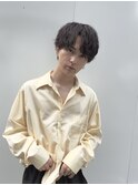 メンズツイストスパイラルセンターパート