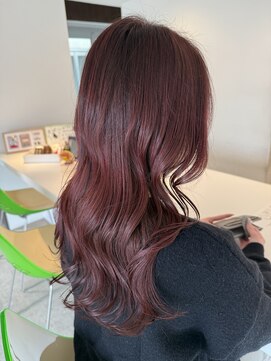 ヘアーアンドエステティック ヴェリス(hair&esthetic Velis) 【Velis】ブリーチなしワンカラーレッド◎韓国風レッド