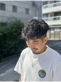 スペインカール/メンズパーマ/伊賀市