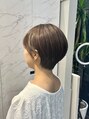 クリアーオブヘアー 一社店(clear OF HAIR) 高すぎないボリュームの位置でショートだけど女性らしく◎