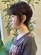 ハヤシ(HAYASHI)の写真/骨格や目鼻立ちを見極め大人可愛いショートヘアに！柔らかい質感で【新しい自分髪へ！】