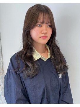 コフィー バイ メルト 吉祥寺(cofy by melt) 【松本咲花】ブリーチなしオリーブベージュ春カラー韓国小顔ヘア