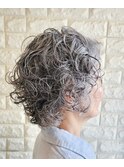グラレイヤーウェーブ×クリープパーマ×ヘアマニキュア