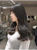 グレージュカラー/髪質改善/美髪/暗髪/レイヤーカット[恵比寿駅]