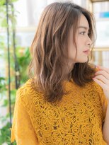 カバーヘア ブリス 戸田公園西口店(COVER HAIR bliss)&nbsp;暖色系カラーニュアンスパーマ小顔ミディh4戸田公園20代30代40代