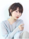 イメチェン束感ショート/ミニウルフ/ハイライトカラー