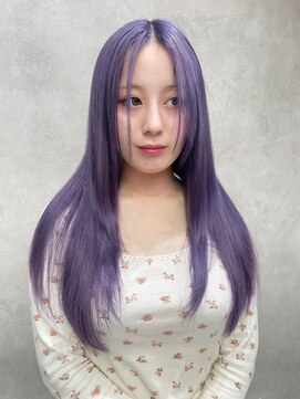 ルノン シェリー(LUNON cheliy) イメチェンヘアスタイルホワイトブロンド外ハネボブ美髪のススメ