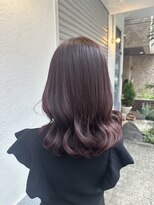 フレイムスヘアーアンドリラックス 西川口店 ブリーチなし深みピンク