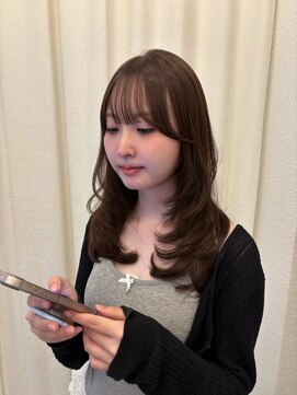 ボタン ハカタ(VOTAN hakata) ベージュ/ミディアム/ミディアムレイヤー/ブリーチなし